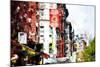 NYC Urban Landscape-Philippe Hugonnard-Mounted Giclee Print