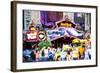 NYC Urban Scene II - In the Style of Oil Painting-Philippe Hugonnard-Framed Giclee Print
