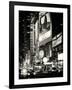 NYC Urban Scene with Yellow Taxis by Night - 42nd Street and Times Square - Manhattan - New York-Philippe Hugonnard-Framed Photographic Print