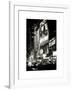 NYC Urban Scene with Yellow Taxis by Night - 42nd Street and Times Square - Manhattan - New York-Philippe Hugonnard-Framed Art Print