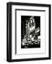 NYC Urban Scene with Yellow Taxis by Night - 42nd Street and Times Square - Manhattan - New York-Philippe Hugonnard-Framed Art Print