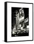 NYC Urban Scene with Yellow Taxis by Night - 42nd Street and Times Square - Manhattan - New York-Philippe Hugonnard-Framed Stretched Canvas