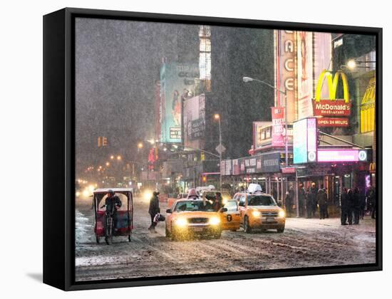 NYC Urban Scene-Philippe Hugonnard-Framed Stretched Canvas