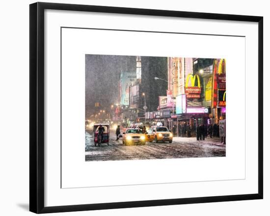 NYC Urban Scene-Philippe Hugonnard-Framed Art Print