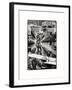 NYC Urban Street Art in Manhattan, in Winter-Philippe Hugonnard-Framed Photographic Print