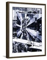 NYC Urban Street Art in Manhattan, in Winter-Philippe Hugonnard-Framed Photographic Print