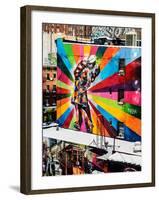 NYC Urban Street Art in Manhattan, in Winter-Philippe Hugonnard-Framed Photographic Print