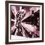 NYC Urban Street Art in Manhattan, in Winter-Philippe Hugonnard-Framed Photographic Print