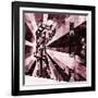 NYC Urban Street Art in Manhattan, in Winter-Philippe Hugonnard-Framed Photographic Print