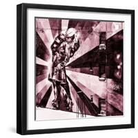 NYC Urban Street Art in Manhattan, in Winter-Philippe Hugonnard-Framed Photographic Print