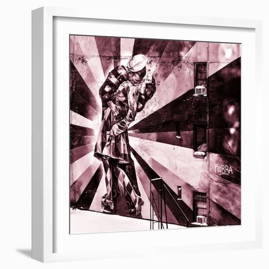 NYC Urban Street Art in Manhattan, in Winter-Philippe Hugonnard-Framed Photographic Print