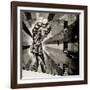 NYC Urban Street Art in Manhattan, in Winter-Philippe Hugonnard-Framed Photographic Print