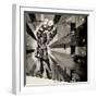 NYC Urban Street Art in Manhattan, in Winter-Philippe Hugonnard-Framed Photographic Print