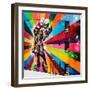 NYC Urban Street Art in Manhattan, in Winter-Philippe Hugonnard-Framed Photographic Print