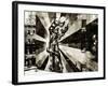 NYC Urban Street Art in Manhattan, in Winter-Philippe Hugonnard-Framed Photographic Print