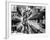 NYC Urban Street Art in Manhattan, in Winter-Philippe Hugonnard-Framed Photographic Print