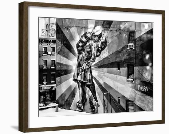 NYC Urban Street Art in Manhattan, in Winter-Philippe Hugonnard-Framed Photographic Print