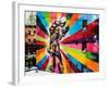 NYC Urban Street Art in Manhattan, in Winter-Philippe Hugonnard-Framed Photographic Print