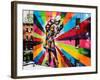 NYC Urban Street Art in Manhattan, in Winter-Philippe Hugonnard-Framed Photographic Print