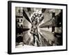 NYC Urban Street Art in Manhattan, in Winter-Philippe Hugonnard-Framed Photographic Print