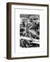 NYC Urban Street Art in Manhattan, in Winter-Philippe Hugonnard-Framed Art Print