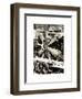 NYC Urban Street Art in Manhattan, in Winter-Philippe Hugonnard-Framed Art Print