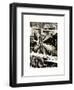 NYC Urban Street Art in Manhattan, in Winter-Philippe Hugonnard-Framed Art Print