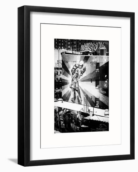 NYC Urban Street Art in Manhattan, in Winter-Philippe Hugonnard-Framed Art Print