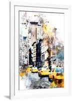 NYC Watercolor Collection - 401 Broadway-Philippe Hugonnard-Framed Art Print