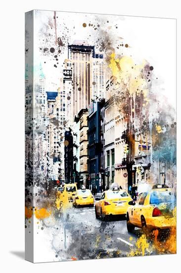 NYC Watercolor Collection - 401 Broadway-Philippe Hugonnard-Stretched Canvas