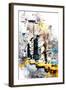 NYC Watercolor Collection - 401 Broadway-Philippe Hugonnard-Framed Art Print