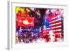 NYC Watercolor Collection - American Colors-Philippe Hugonnard-Framed Art Print