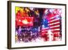NYC Watercolor Collection - American Colors-Philippe Hugonnard-Framed Art Print