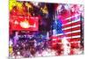 NYC Watercolor Collection - American Colors-Philippe Hugonnard-Mounted Art Print