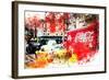 NYC Watercolor Collection - American Traffic-Philippe Hugonnard-Framed Art Print