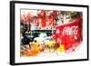 NYC Watercolor Collection - American Traffic-Philippe Hugonnard-Framed Art Print