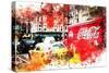 NYC Watercolor Collection - American Traffic-Philippe Hugonnard-Stretched Canvas