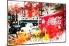 NYC Watercolor Collection - American Traffic-Philippe Hugonnard-Mounted Premium Giclee Print