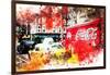 NYC Watercolor Collection - American Traffic-Philippe Hugonnard-Framed Art Print