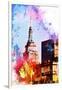 NYC Watercolor Collection - At the Top of the Empire-Philippe Hugonnard-Framed Art Print