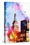 NYC Watercolor Collection - At the Top of the Empire-Philippe Hugonnard-Stretched Canvas