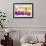 NYC Watercolor Collection - At the Top-Philippe Hugonnard-Framed Art Print displayed on a wall