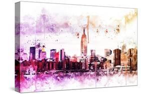 NYC Watercolor Collection - Between-Philippe Hugonnard-Stretched Canvas