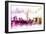 NYC Watercolor Collection - Between-Philippe Hugonnard-Framed Art Print