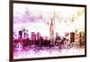 NYC Watercolor Collection - Between-Philippe Hugonnard-Framed Art Print