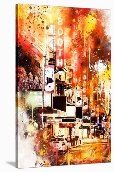 NYC Watercolor Collection - Booth-Philippe Hugonnard-Stretched Canvas