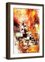 NYC Watercolor Collection - Booth-Philippe Hugonnard-Framed Art Print