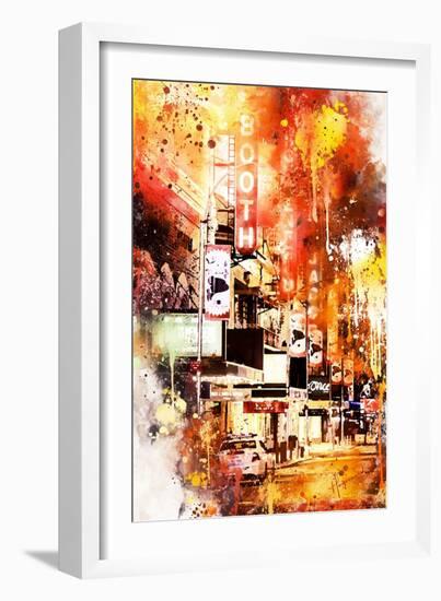 NYC Watercolor Collection - Booth-Philippe Hugonnard-Framed Art Print