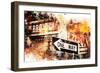 NYC Watercolor Collection - Broadway One Way-Philippe Hugonnard-Framed Premium Giclee Print