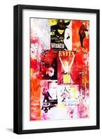 NYC Watercolor Collection - Broadway Shows II-Philippe Hugonnard-Framed Art Print